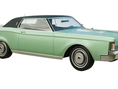 1971 Lincoln Continental Mark III 3D model