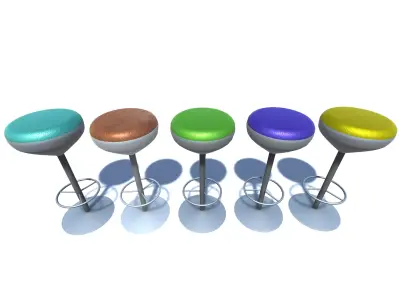 Bar stool 3D model