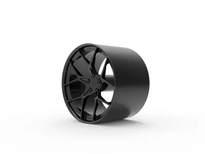 AMERICAN RACING CROSSFIRE WHEEL 3D PRINT MODEL 3D print model