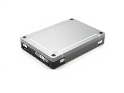 Secure Disk Drive Container High-Tech Model Pack Low-poly 3D model