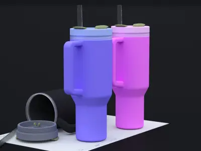 GENERIC HOT AND COLD THERMAL CUP 2025 3D model