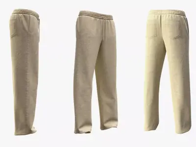 Pants 1 - All MH Bodies - UE5 Skeletons - Rigged Low-poly 3D model