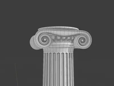 Ionic Column 3D model