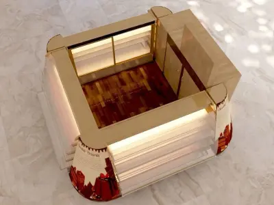 KIOSH SHOP Low-poly 3D model