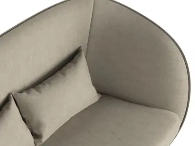 Dune 3 seater sofa 3D model