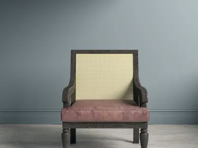 Safari Veranda Chair 3D model