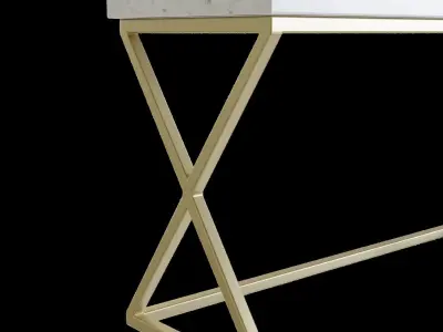 Modern Console Table Low-poly 3D model