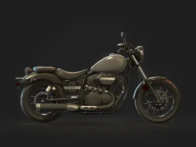 Base model Yamaha XV950 2020 3D model