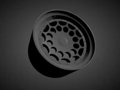 Rotiform HVN scalable and Printable rim 3D print model