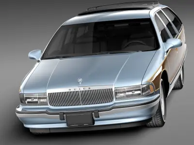 Buick Roadmaster 1996 3D model