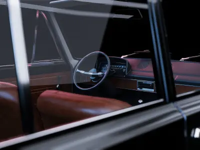 VAZ-2101 Replica Low-poly 3D model