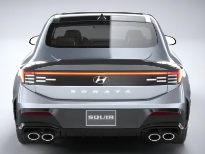 Hyundai Sonata N-Line 2024 3D model