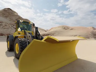 Volvo L90F Wheel Loader 3D model