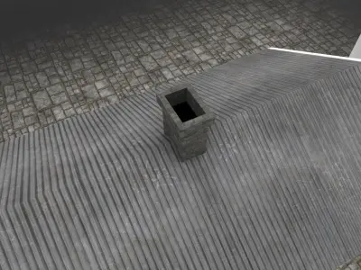 Light House Haken Low-poly 3D model