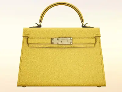 Woman Handbag Low-poly 3D model