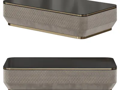 Botega Gold Center Table by Elve luxury 3D model