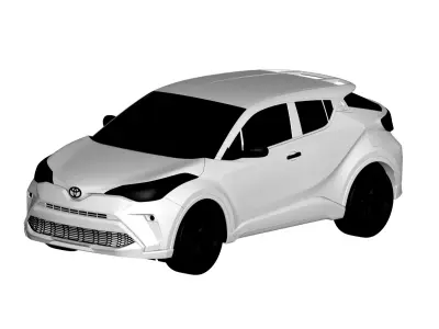 toyota chr  3D model