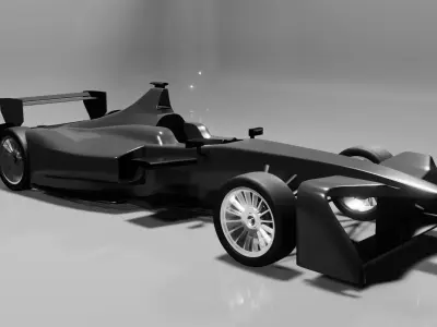 Formula E Gen 1 Car 3D model