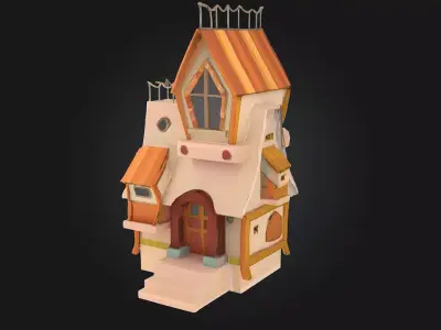 Whimsical Cottage 3D model purchase