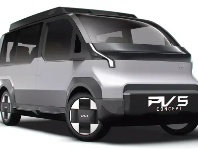 Kia PV5 RoboTaxi 2025 3D model