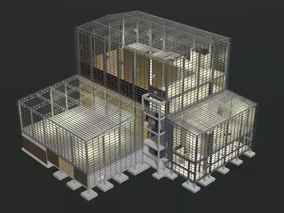Factory structure 24i07 3D model
