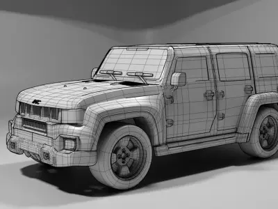 BAIC BJ40 Plus 2025 3D model