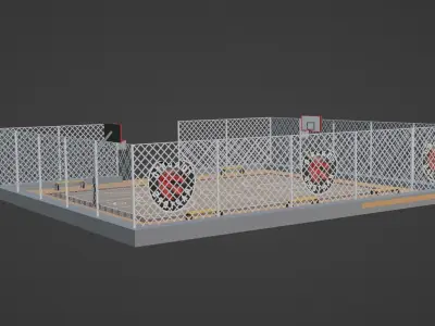 Basketball Stadium - Boston Celtics Low-poly 3D model