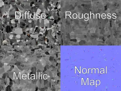 Mohajer UAV High-Detailed Sensor and Wing Design Model Pack Low-poly 3D model