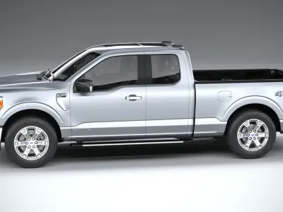 F-150 XLT Super Cab 2022 3D model