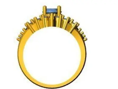 6 IN 1 Ring 3D print model