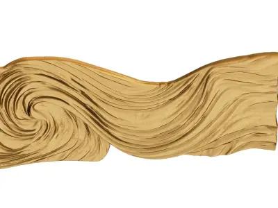 decor set wall panel relief mural CNC 12 3D print model