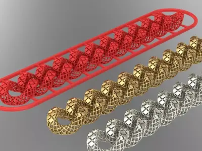 very light car-tier fusion chain 3D print model