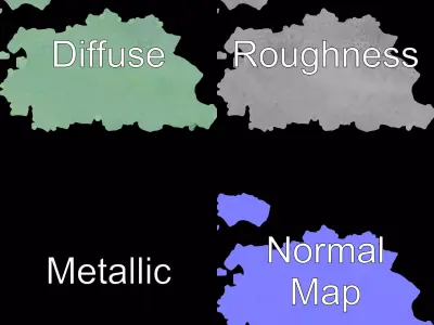 Mint Textured Torus model pack Texture