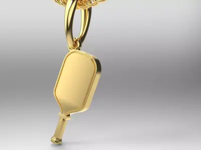 Pickleall Rocket Pendant 3D print model