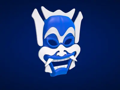 Mask - The Blue Spirit 3D model