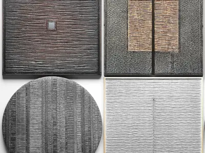 Collection Wood Wall Sculpture 3D model