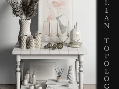 table set 01 3D model