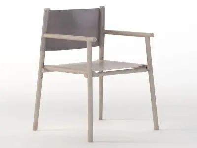 Emu Terramare Easy Dining Suede Leather Armchair   3D model