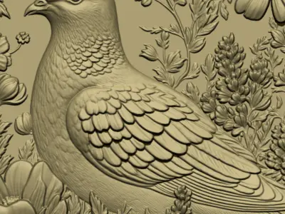 Pigeon A39 3D print model