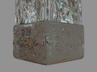 Shot Glass highpoly 3D model