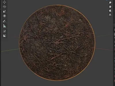 Burn Hay Tile Material Texture