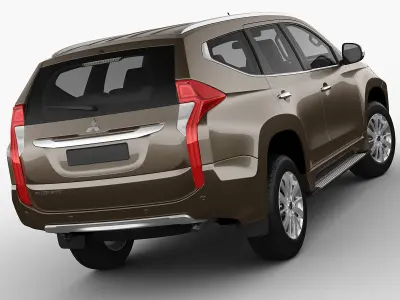 Mitsubishi Pajero Sport 2016 3D model