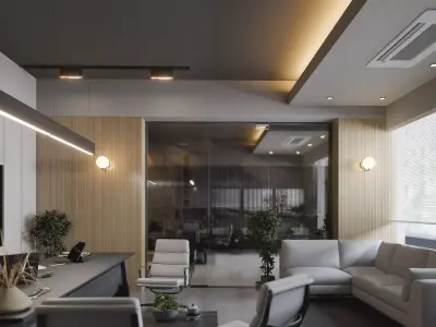 My Modern OFFICE 3D model