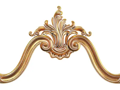 Classic carved 156 3D model