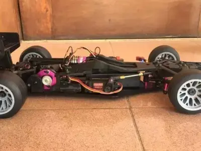 RC 1 10 Formula 1 Wheel Rims Hex 12mm for F104 Rubber Tire 3D print model