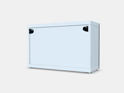 BESTA Shelf unit with door 43 3D model
