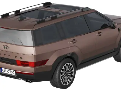 Hyundai Santa Fe 2024 3D model