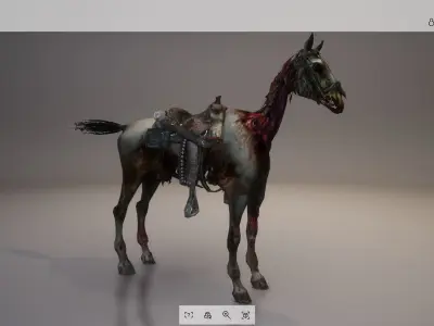 Horse - C3 3D model