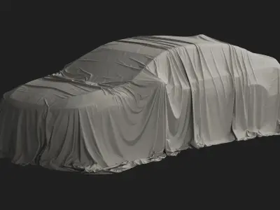 Ordinary Car Cover 01 3D model