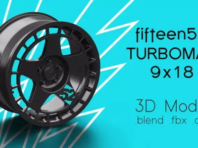 fifteen52 Turbomac Rim 3D Model 3D model